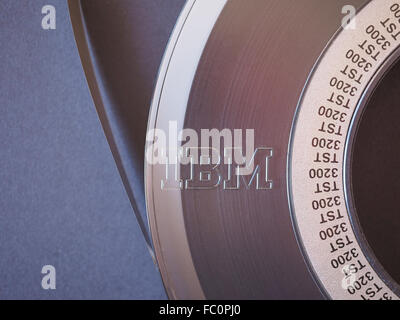 IBM Reel tape Stockfoto