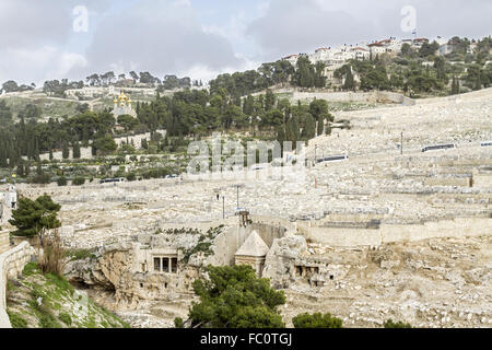 Der Ölberg in Jerusalem. Stockfoto