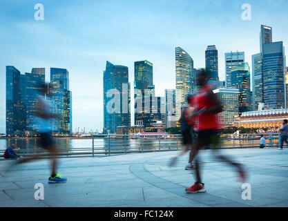 Singapur-Rennen Stockfoto