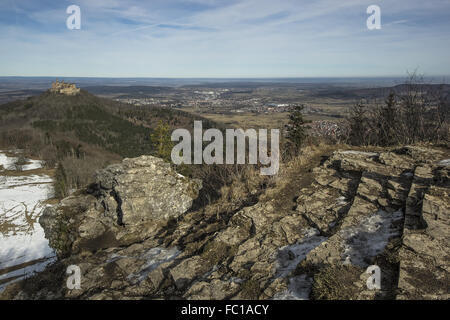 Blick vom Zeller Horn Stockfoto