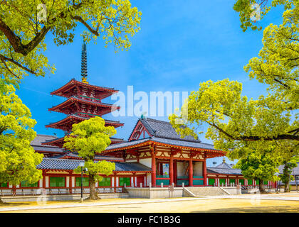 Shitennoji-Tempel in Osaka, Japan. Stockfoto