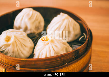 Shanghai-Suppe Knödel Stockfoto