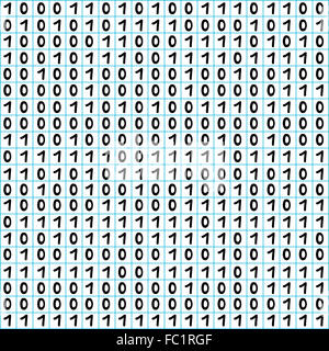 Binär-Code-Muster Stockfoto