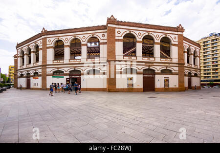 La Malagueta Stierkampfarena, Malaga, Andalusien, Costa Del Sol, Spanien Stockfoto