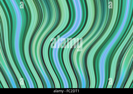 Grüne Wellen Hintergrund Stockfoto