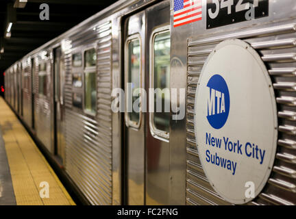 New York City Subway Stockfoto