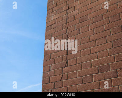 Rissige Wand Stockfoto