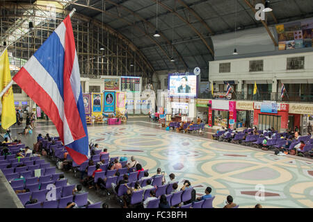 Bahnhof Hua Lamphong in Bangkok Stockfoto