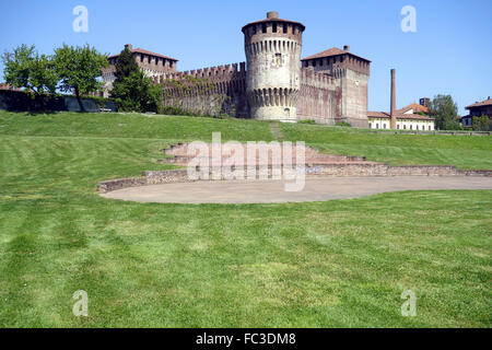 Rocca sforzesca Stockfoto