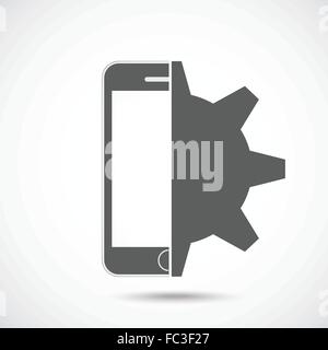 Abstrakten Symbol Konzept. Stock Vektor