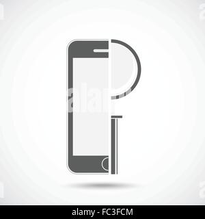 Abstrakten Symbol Konzept. Stock Vektor