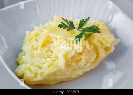 Frisch geschlagene Kartoffelpüree - Anhang Stockfoto