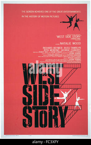 West Side Story - Filmplakat - 1961 Stockfoto