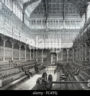 Das House Of Commons, 1875, London, England Stockfoto