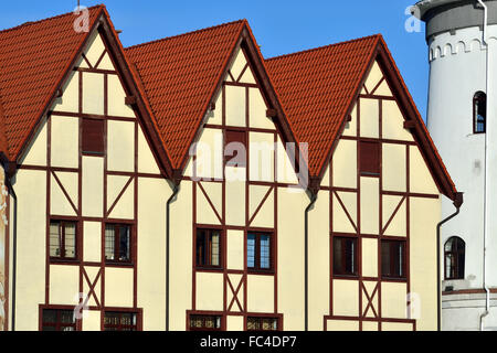 Fischerdorf - ethnographische, Handel und Handwerk Center. Kaliningrad (vor 1946 Königsberg), Russland Stockfoto