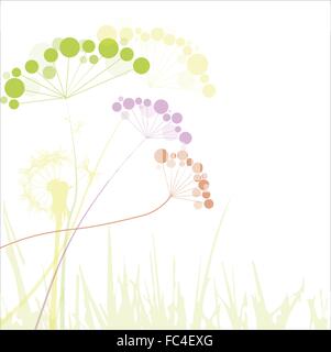 Abstrakte Blumen Hintergrund Stock Vektor