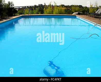 Swimming Pool-Roboter Stockfoto