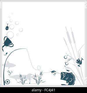 Angeln-Hintergrund Stock Vektor