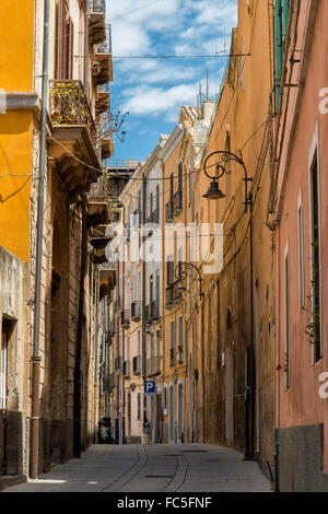 Altstadt in Cagliari Stockfoto