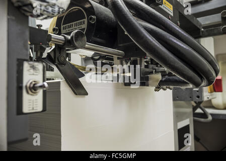 Sheetfed Offset-Druckmaschine Stockfoto