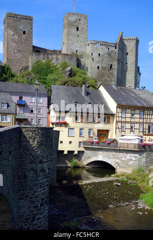 Runkel am Fluss Lahn West Deutschland Stockfoto