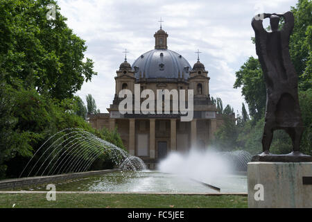 Denkmal für die Gefallenen in Pamplona Stockfoto