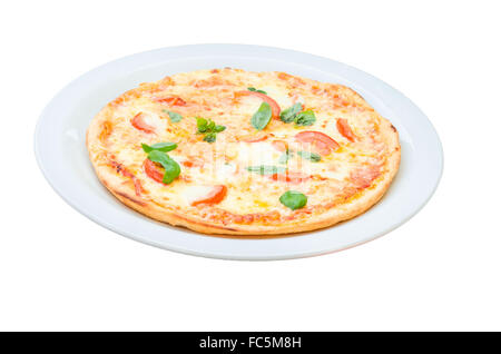 Vegetarische Pizza Stockfoto