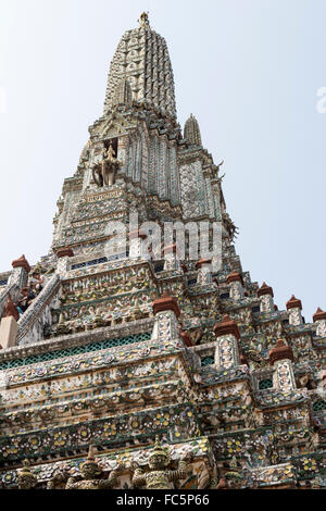 Wat Arun, Thonburi, Bangkok, Thailand, Asien Stockfoto