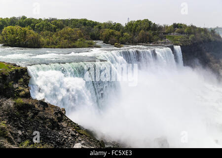 Spray in amerikanischen fällt Stockfoto