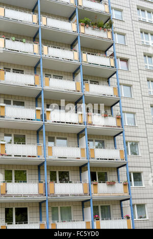 Fassade eines Hauses in Berlin Stockfoto