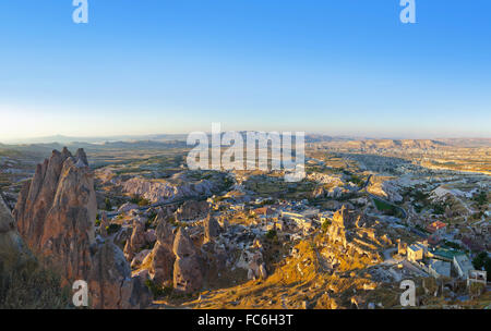 Sonnenuntergang in Cappadocia Türkei Stockfoto