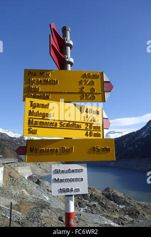 Lai da Marmorera, Schweiz Stockfoto
