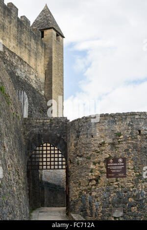 Chateau de Beynac, Beynac-et-Cazenac, Dordogne, Frankreich Stockfoto