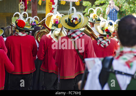 Traditionelle folk-Band Maria Luggau Stockfoto