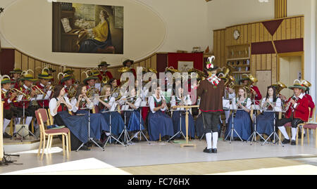 Traditionelle folk-Band Maria Luggau Stockfoto