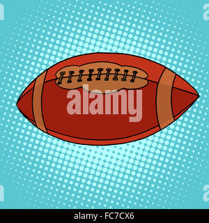 Ball für Rugby oder American football Stockfoto