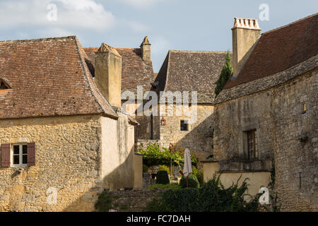 Dorf von Beynac-et-Cazenac, Dordogne, Frankreich Stockfoto