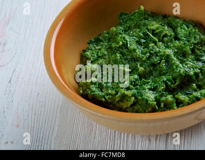 Sarson ka saag Stockfoto