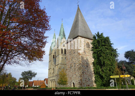 Kirche in Langfoerden, Deutschland Stockfoto