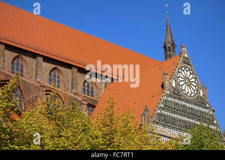 St. Nicolai Church in wismar Stockfoto