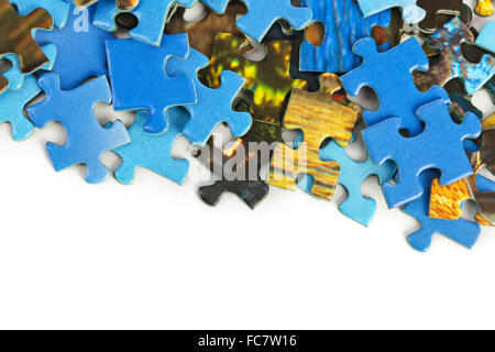 Teile des Puzzles Stockfoto