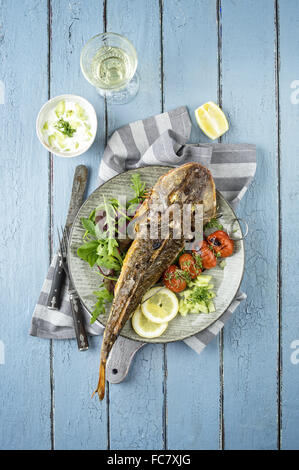 Grill-Sea Robin Stockfoto