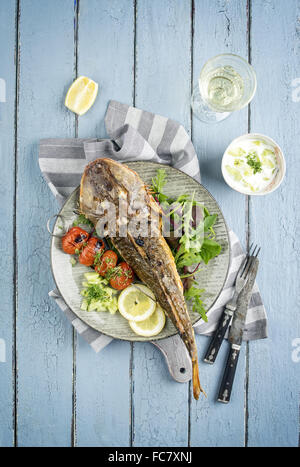 Grill-Sea Robin Stockfoto