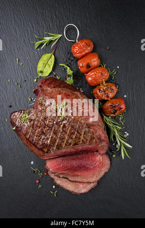 Grill-Haunch of Venison Stockfoto