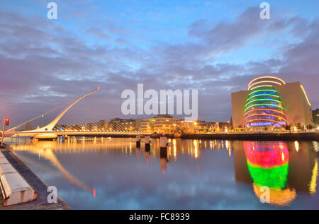 Samuel Beckett Bridge in Dublin, Irland Stockfoto