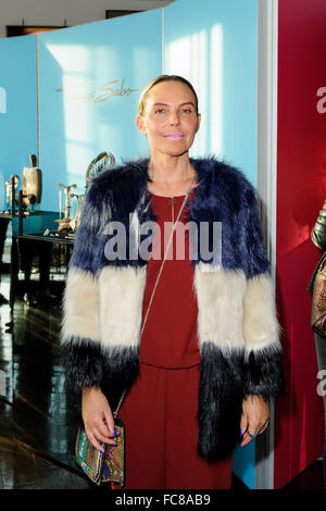 Berlin, Deutschland. 20. Januar 2016. Natascha Ochsenknecht besucht die "Thomas Sabo Presse Cocktail" Im China-Club am 20. Januar 2016 in Berlin, Deutschland. Bildnachweis: Dpa picture Alliance/Alamy Live News Stockfoto