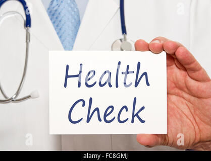"Gesundheitscheck" Stockfoto