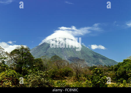 Blick auf Vulkan Concepcion aus auf der Insel Ometepe, Nicaragua Stockfoto