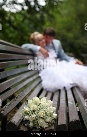 Hochzeit Blumenstrauß Stockfoto