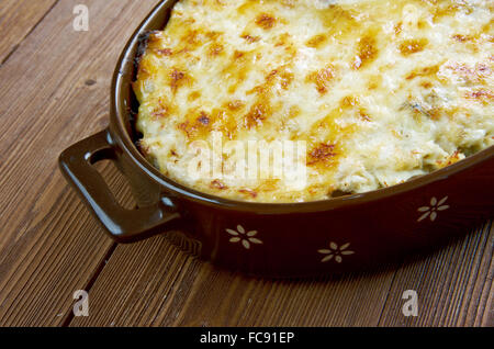 Bacalhau com natas Stockfoto